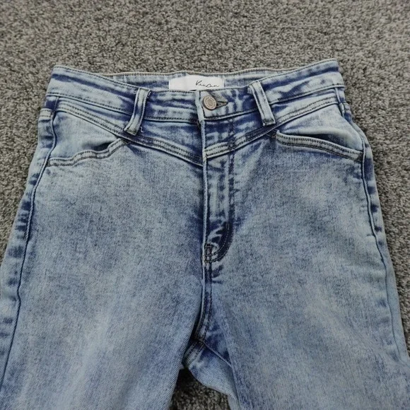 KanCan Jeans Womens 5 Blue Denim Pants High Rise Boot Flare Bell Stretch Hippie - Picture 6 of 13